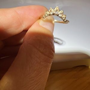 Size 7 diamond and 14k ring Fairmined Ethically sourced